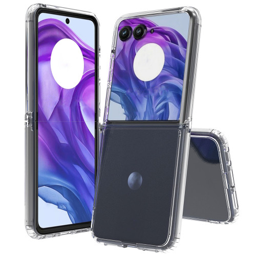 Motorola Razr 50 Ultra / Razr+ 2024 Scratchproof Acrylic TPU Phone Case - Transparent